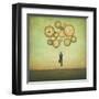 Waiting for Time to Fly-Duy Huynh-Framed Art Print