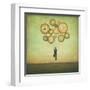 Waiting for Time to Fly-Duy Huynh-Framed Art Print