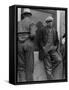 Waiting for twice monthly relief checks at Calipatria, California, 1937-Dorothea Lange-Framed Stretched Canvas