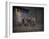 Waiting for Winter Horse-Jai Johnson-Framed Giclee Print