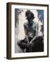 Waiting II-Sasha-Framed Giclee Print