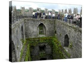 Waiting in Line To Kiss The Blarney Stone, Blarney Castle, Ireland-Cindy Miller Hopkins-Stretched Canvas