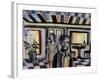 Waiting in Line-Josh Byer-Framed Giclee Print