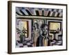 Waiting in Line-Josh Byer-Framed Giclee Print