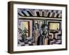 Waiting in Line-Josh Byer-Framed Giclee Print