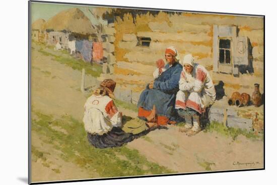 Waiting in the Sun, 1894-Sergei Arsenyevich Vinogradov-Mounted Giclee Print