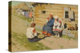Waiting in the Sun, 1894-Sergei Arsenyevich Vinogradov-Stretched Canvas