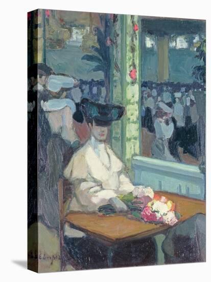 Waiting (Moulin De La Galette), 1905-Edmond Lempereur-Stretched Canvas
