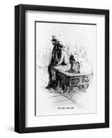 Waiting on the Train-Heyward Shepherd-Framed Giclee Print