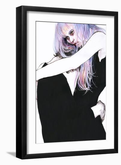 Waiting Place-Agnes Cecile-Framed Premium Giclee Print