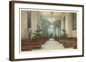 Waiting Room, Grand Central Station, New York City-null-Framed Art Print