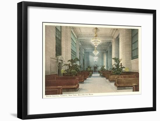 Waiting Room, Grand Central Station, New York City-null-Framed Art Print