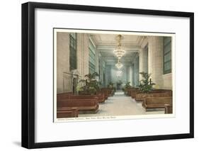 Waiting Room, Grand Central Station, New York City-null-Framed Art Print