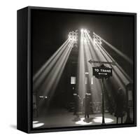 Waiting Room of the Union Station, Chicago-null-Framed Stretched Canvas