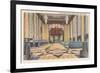 Waiting Room, Union Station, Omaha, Nebraska-null-Framed Premium Giclee Print