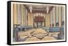 Waiting Room, Union Station, Omaha, Nebraska-null-Framed Stretched Canvas