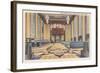 Waiting Room, Union Station, Omaha, Nebraska-null-Framed Art Print