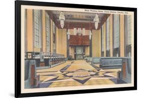 Waiting Room, Union Station, Omaha, Nebraska-null-Framed Art Print