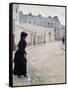 Waiting, Rue De Chateaubriand in Paris by Jean Beraud-null-Framed Stretched Canvas