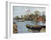 Waiting the Arrival of the Mission Steamer, Likoma, Lake Nyasa, Africa, 1904-null-Framed Giclee Print