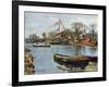 Waiting the Arrival of the Mission Steamer, Likoma, Lake Nyasa, Africa, 1904-null-Framed Giclee Print