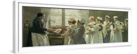 Waiting to be Weighed-Timoleon Marie Lobrichon-Framed Giclee Print