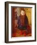 Waiting to Go Out-James Ward-Framed Giclee Print