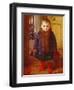 Waiting to Go Out-James Ward-Framed Giclee Print