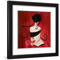 Waiting-June Leeloo-Framed Art Print