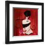 Waiting-June Leeloo-Framed Art Print