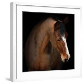 Waiting-null-Framed Art Print