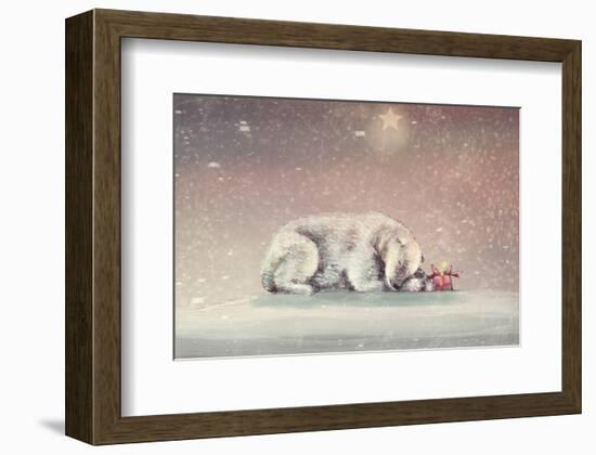 Waiting-Claire Westwood-Framed Art Print