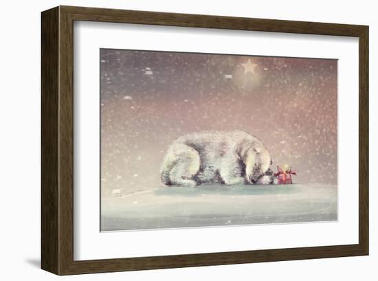 Waiting-Claire Westwood-Framed Art Print