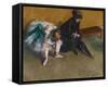 Waiting-Edgar Degas-Framed Stretched Canvas