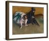 Waiting-Edgar Degas-Framed Art Print