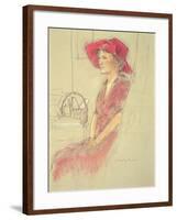 Waiting-Felicity House-Framed Giclee Print