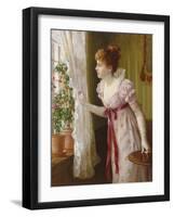 Waiting-Charles Haigh-Wood-Framed Giclee Print