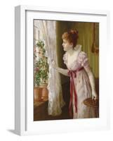 Waiting-Charles Haigh-Wood-Framed Giclee Print