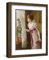 Waiting-Charles Haigh-Wood-Framed Giclee Print