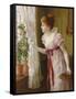 Waiting-Charles Haigh-Wood-Framed Stretched Canvas