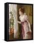 Waiting-Charles Haigh-Wood-Framed Stretched Canvas