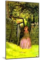 Waiting-John Everett Millais-Mounted Art Print