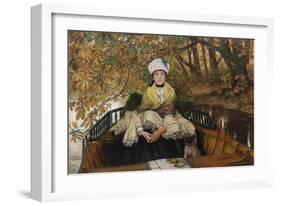 Waiting-James Jacques Joseph Tissot-Framed Giclee Print