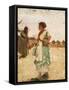 Waiting-Giuseppe De Nittis-Framed Stretched Canvas