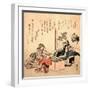 Wakamizu No Fukucha-Katsushika Hokusai-Framed Giclee Print