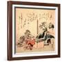 Wakamizu No Fukucha-Katsushika Hokusai-Framed Giclee Print