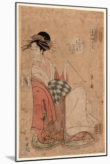 Wakanaya Uchi Shiratsuyu-Hosoda Eishi-Mounted Giclee Print
