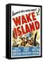Wake Island, Foreground from Left: Macdonald Carey, Brian Donlevy, Robert Preston, 1942-null-Framed Stretched Canvas