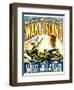 WAKE ISLAND, window card, 1942.-null-Framed Art Print