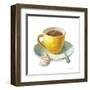 Wake Me Up Coffee IV on White-Danhui Nai-Framed Art Print